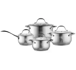 La Bonita LB8ZG004 ze stali nierdzewnej Clasico 8 elementów Zestaw garnków