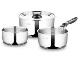 Lamart Kims LT1009 Indukcja Stal nierdzewna 5 elementów Zestaw garnków