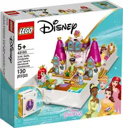 Lego Disney 43193 - książka z przygodami Arielki, Belli, Kopciuszka i Tiany