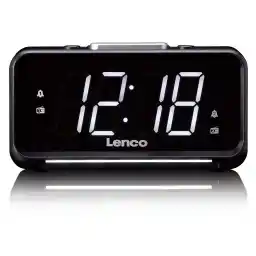 Lenco CR-28BK Radio FM Czarny Radiobudzik