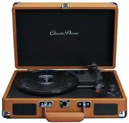 Lenco Gramofon TT10BN walizka Brązowy