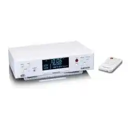 Lenco KCR-190WH Radio FM DAB+ Bluetooth Biały Radioodbiornik