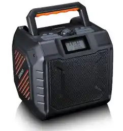 Lenco ODR-160GY Budowlane Radio FM, DAB+ 35W Czarny Radioodbiornik