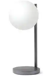 Lexon Bubble LED z ładowarką indukcyjną 15W LH70X Szary Lampa