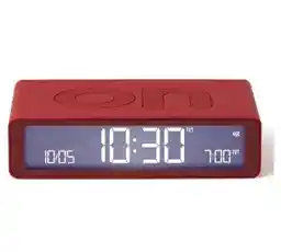 Lexon Flip Classic Red LR157R4 Czerwony Budzik