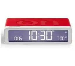Lexon Flip Classic X Pantone Red LR157PT-R Czerwony Budzik