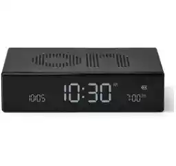 Lexon Flip Premium Black LR152N Czarny Budzik