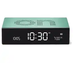 Lexon Flip Premium Mint LR152M1 Mętowy Budzik