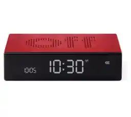 Lexon Flip Premium Red LR152R Czerwony Budzik