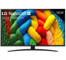 LG 43NANO81A6A NanoCell AI 43 LED 4K webOS DVB-T2 Telewizor LED
