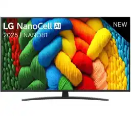 LG 65NANO81A6A NanoCell AI 65 LED 4K webOS DVB-T2 Telewizor LED