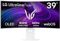 Lg Monitor 39 UltraGear 39GX90SA-W Oled 3440x1440 uwqhd 240Hz