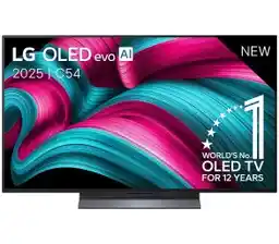 LG OLED48C54LA 48 OLED evo AI 4K 144Hz webOS Dolby Vision Dolby Atmos HDMI 2.1 DVB-T2 Telewizor OLED
