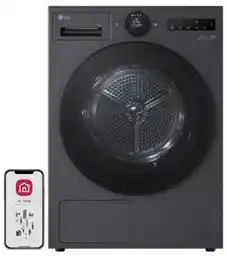 LG RHX7010TBB Funkcje AI 66cm 10kg Zdalne sterowanie Suszarka
