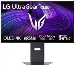 LG UltraGear 32GX850A 31,5 4K OLED Dual Mode 165Hz/330Hz 0,03ms Gamingowy Monitor OLED