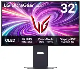 LG UltraGear 32GX870A 31,5 4K OLED Dual Mode 240Hz/480Hz 0,03ms Gamingowy Monitor OLED