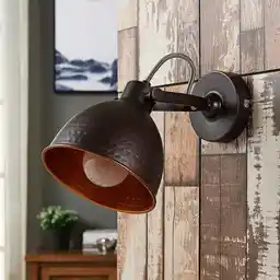 Lindby Mirielle Lampa Ścienna Antique Brown/Orange 9621445
