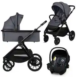 Lionelo Wózek wielofunkcyjny Layla 3w1 Szary