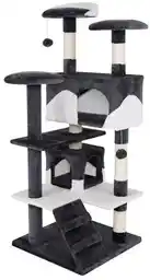 Lionto Drapak dla Kota 50x50x130cm szary/biały - Po Zwrocie