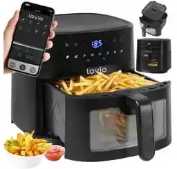 Lovio Frytkownica Beztłuszczowa Air Fryer Smart Tuya 6L PR