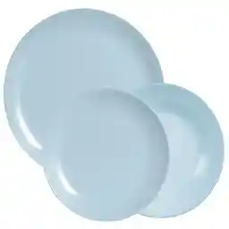 Luminarc Serwis obiadowy dla 6 os 18 el niebieski Paradise Blue Diwali