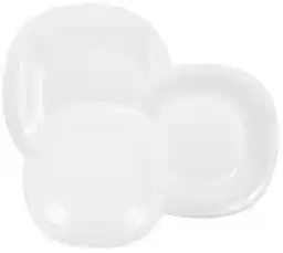 Luminarc Serwis obiadowy dla 6 osób 18 elementów biały Carine