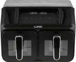 Lund Frytkownica Air Fryer Frytownica Beztłuszczowa 2200W 4+4L Dwie Komory