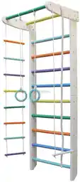 Małpiszon Drabinka gimnastyczna biało-kolorowa Kolibry Irelio