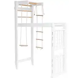 Małpiszon Drabinka gimnastyczna Cherry Play biało-drewniana