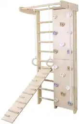 Małpiszon Drabinka gimnastyczna Kombik 2 Akcesoria Drewno 225 cm