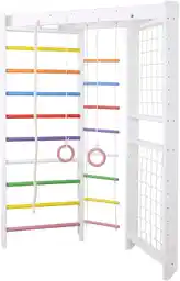 Małpiszon Drabinka gimnastyczna narożna Dream Akcesoria 225 cm Biały-kolorowy