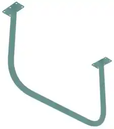 Małpiszon drążek do podciągania sufitowy turkusowy