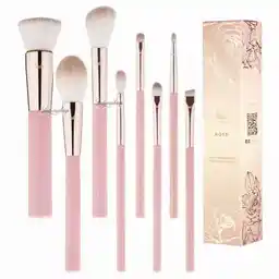 Manybeauty Many Brushes Rose Zestaw 8 pędzli do makijażu