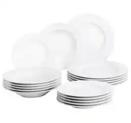 MariaPaula Biała 18 elementów Zestaw obiadowy