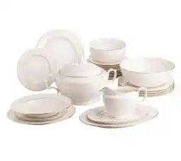 MariaPaula Złota Linia 24 elementy Zestaw obiadowy