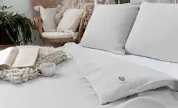 Matex Pościel bawełniana muślinowa 160x200 szara 42 jednobarwana