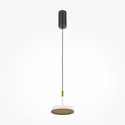 Maytoni lampa wisząca El MOD041PL-L15WG3K, metal, biały, ruda, 327cm, fi15.3cm, LED 12W 800lm 3000K, nowoczesny design