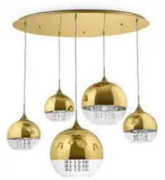 Maytoni Lampa wisząca nowoczesna Fermi P140-PL-170-5-G