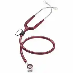 MDF 787XP Deluxe infant neonatal NAPA burgund, stal nierdzewna, dwustronny, z membraną i dzwonkiem, 17 cm