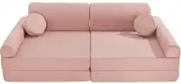Meowbaby Slimcord Sztruksowa sofa dziecięca, Szara