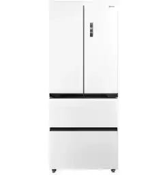 Midea MDRF600BIE36 191cm Biały szklany Lodówka