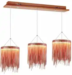 Milagro Lampa nad stół kryształowa wisząca CASCATA COOPER 54W LED ML3799