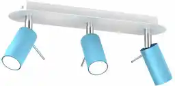 Milagro Lampa sufitowa PRESTON BLUE-WHITE 3x mini GU10 MLP7624
