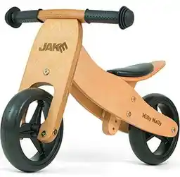 Milly Mally Rowerek biegowy Jake 2w1 Classic Brązowy