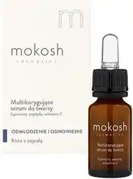 Mokosh Multikorygujące serum do twarzy Egzosomy peptydy witamina C 12ml