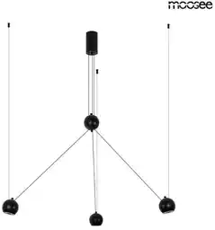 Moosee lampa wisząca OCTO 3 czarna