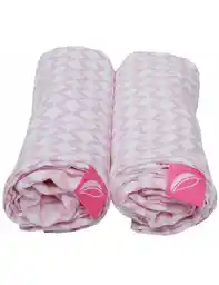 Motherhood Otulacz muślinowy bawełniany Premium 100x120cm Classics Różowy