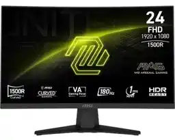 MSI MAG 244C 23,6 Full HD VA 180Hz 1ms MPRT Zakrzywiony Gamingowy Monitor LED