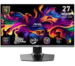 MSI MAG 272F 27 Full HD Rapid IPS 200Hz 0,5ms Gamingowy Monitor LED