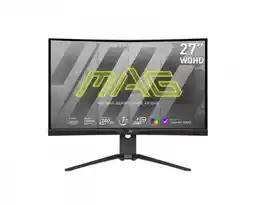 MSI MAG 275CQRXF 27 2K Rapid VA 240Hz 0,5ms Zakrzywiony Gamingowy Monitor LED